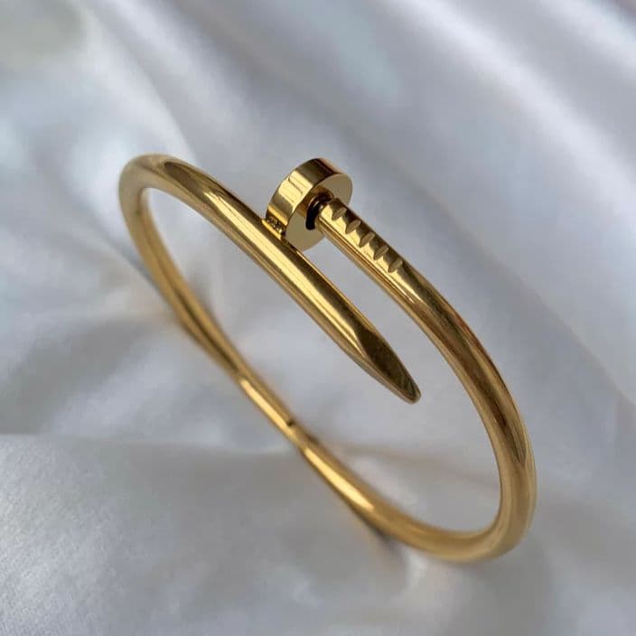 WhatsApp Image 2025-07-31 at 1.31.05 PM Cartier Gold Nail Bangle Bracelet - Image 6