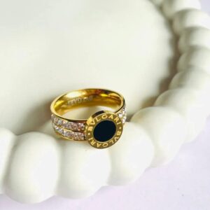 luxury black stone premium ring