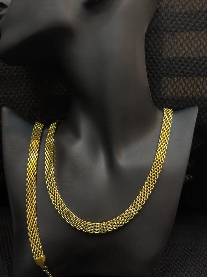 rowena gold necklace and bracelet set rowena gold necklace and bracelet set